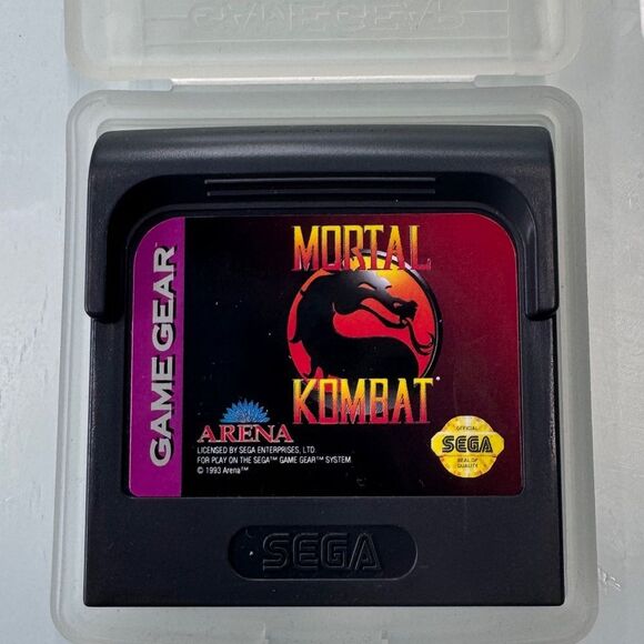 Mortal Kombat Sega Game Gear 1992 - Picture 1 of 4